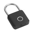 thumbnail image 1 of Keyless Smart Fingerprint Padlock USB Charging Fingerprint Lock Waterproof Door Lock 0.2sec Unlock Security Padlock B, 1 of 5