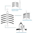 thumbnail image 4 of Anti Slip Clothes Hangers,Space Saver Magic Metal Hangers,Multi Layers Wardrobe Clothes Rack,Heavy Duty Metal Blouse Hanger Closet, 4 of 5