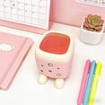 thumbnail image 4 of Cute Animal Shaped Pen Holder, Plastic Desktop Organizer for Stationery, Compact Storage Box for Office Desk Decor, 4 of 6