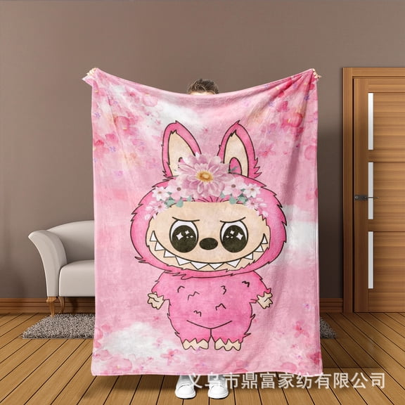 Cartoon Blanket for Girls Boys and Girls, Cozy Warm Flannel Throw Blankets for Bedroom, Travel, Couch, Home Decor