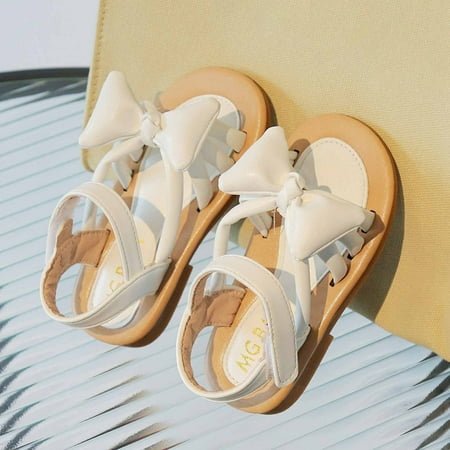

Realhomelove Girls Sandal Casual Flat Open Toe Lightweight Summer Shoes Hook Loop Sandal Outdoor Athletic Strap Beach Water Shoes for Toddler Little Kid（15 Months-7 Years）