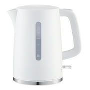 Mainstays 1.7L Electric Kettle, Color White, New Condition, Model MS8400778514-3