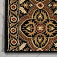 thumbnail image 2 of Well Woven Custom Size Runner - Choose Your Length - Silas Black Persian Quatrefoil 27 Inches Wide x 16 Feet Long Runner (27" x 16' Runner) Rug, 2 of 5