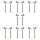 thumbnail image 2 of 14 estacas de soporte para plantas, estructuras pequeñas, anillos de soporte para flores de tomate 14cmx24cm, 2 of 9