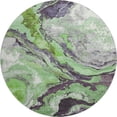 thumbnail image 2 of Addison Rugs Mayfield Premium Machine Washable Transitional Abstract Green Round Rug, 8' x 8', 2 of 6