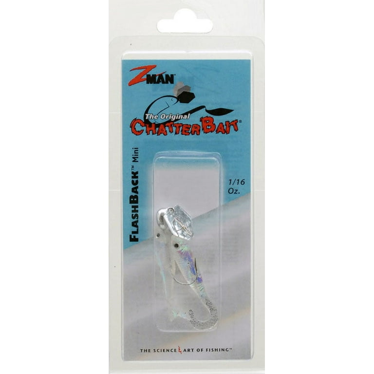 Z-Man Flashback Mini Chatterbait Silver Natural 1/16-Ounce