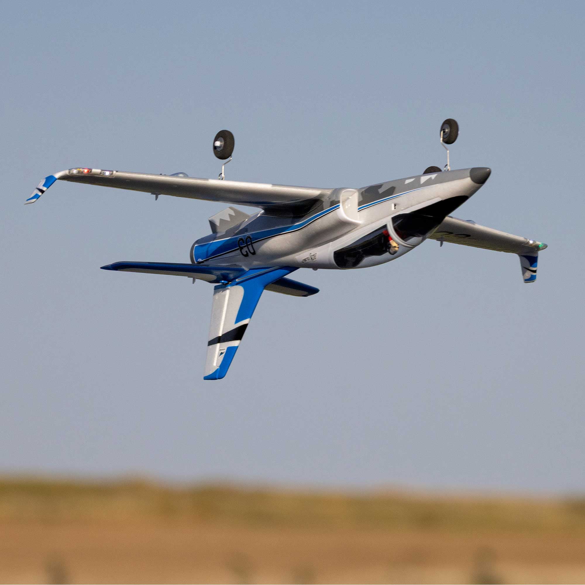 E-flite RC Airplane Viper 30mm EDF Jet BNF Basic Transmitter Battery and Charger Not Included with SAFE and AS3X EFLU17750 RC Sport Airplanes