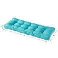 thumbnail image 6 of Sunbrella Canva Aruba 51 x 18 in. Outdoor Bench Cushion by Greendale Home Fashions, 6 of 7
