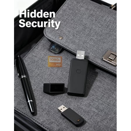 USB Flash Drive Hidden Camera 1080P HD - Loop Recording & High-Capacity Battery