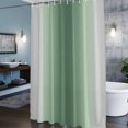 thumbnail image 6 of Sage Green Grey Gradient Shower Curtain, Minimalist Ombre Modern Art Waterproof Shower Curtain Set with 12 Hooks Lightweight Bath Curtains Fabric Bathroom Decor 48x72 Inches, 6 of 9