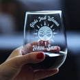 thumbnail image 3 of Bevvee Stemless Wine Glass 17 oz Girls Just Wanna Have Sun Girls' Night Out Gifts Wine Glasses, 3 of 4