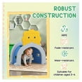 thumbnail image 4 of Tunnel, Toddler Tunnel for Kids Crawl and Climb Through, Kids' Play Structure Indoor Outdoor, 4 Sections, Multicolored, 4 of 9