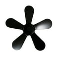 huaai 5 blade for heat powered wood stove fan wood log burner fireplace