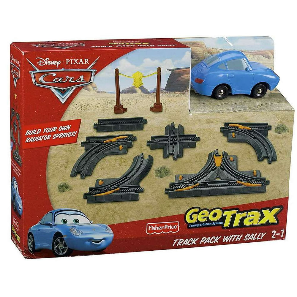 Disney Cars GeoTrax Track Pack With Sally GeoTrax Playset
