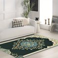 thumbnail image 3 of 1PC Floral Patterned Area Rug Local Carpet, Lightweight Washable Easy-to-Manage Carpet Mat Festival Gift, Suitable for Living Room, Bedroom, Dining Room, Office, Balcony, Room Accessones, 3 of 8