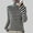 Black, variant on Goodtrade8 Fleece Sweater Women Trendy Tunic Casual Striped Long Sleeve Turtleneck Sweaters for Women Tops