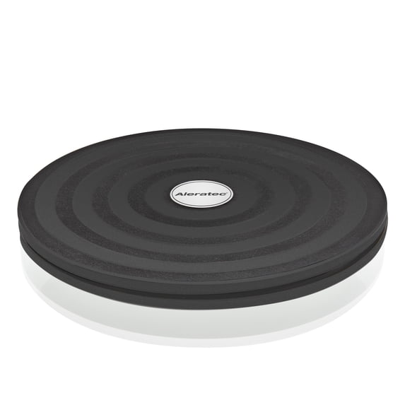 Aleratec 8 Inch Rotating TV Stand or Lazy Susan With Rubber Feet in Black