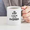 thumbnail image 4 of CafePress - Keep Calm I'm An Engineer Mugs - 11 oz Ceramic Mug - Novelty Coffee Tea Cup, 4 of 4