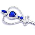 thumbnail image 3 of Princess Elsa Crown Tiara and Wand Set — Silver Heart Jewel(Red), 3 of 6