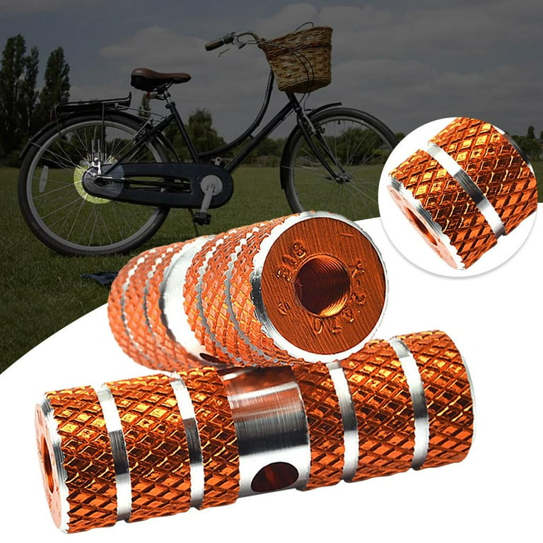 2 Pcs Bike Pegs Sturdy Aluminum Alloy Skid Pegs for Road Bike