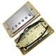 thumbnail image 2 of Pastillas de puente de cuello de guitarra eléctrica Humbucker Double Coil Silver con marco, 2 of 9