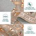 thumbnail image 6 of Soft Modern Area Rug for Living Room, Bedroom, Durable Home Decor Carpet, 8x10ft, Elegant Cyan, 6 of 8