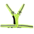 thumbnail image 4 of 2X Chaleco Reflector, Ajustable, Chaleco de Alta Visibilidad, Chaleco de Seguridad con 8 Lámparas LED, Verde, 4 of 5