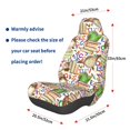 thumbnail image 3 of Yiaed Owl Back To School Print Car Seat Covers,Universal Auto Seats Protector Fits for Car,SUV Sedan,Truck,Automotive Seat Covers & Accessories, 3 of 5
