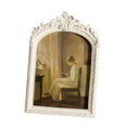 thumbnail image 4 of Marco de fotos barroco de mesa para colgar en la pared, adorno de resina, marco de pintura Blanco, 4 of 9