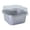 Silver, variant on Cozeii Mini Square Cake Pans with Lids, 3.5 Inch Aluminum Foil Pans Disposable Cake Pans for Party Picnics Muffins Cupcakes (Gold）