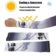 thumbnail image 5 of Warmer Summer Cooling Basketball Arm Cover Outdoor Sport Arm Sleeves Sun Protection GREEN M STYLE2, 5 of 8