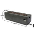 thumbnail image 5 of Christopher Knight Home 311171 Lynn Outdoor Fire Pit, Concrete Finish, 5 of 5