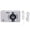 White, variant on Xirurus Digital Camera 48MP 1080P 16X Zoom Anti Shake Motion Detection Portable Video Camera for Teens White 5.12 inches / 13.00 cm