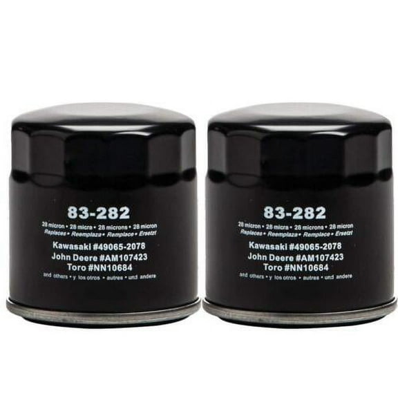 Oregon 83-282 Oil Filter (2 Pack) Replaces Club Car 41016-67 Cushman 833438 John