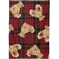 thumbnail image 6 of Coolnut 60"x120" Bears On Red Tartan Plaid Tablecloth Modern Table Cover for Home Decoration, Spill Proof Cloth Washable for Dinner Picnic, 6 of 6