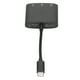 thumbnail image 5 of Adaptador de audio 3 en 1 USB C a 3,5 mm Tipo C a 3,5 mm y conector para auriculares USB C y puerto de carga Negro espacial, 5 of 5