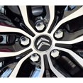 thumbnail image 5 of TP 4 Pcs/set Embouts de Moyeu Central de Roue de Voiture 60mm pour Citroen Taille : Noir, 5 of 5