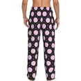 thumbnail image 7 of Salouo Pink Groovy Disco Ball Print Pajama Pants for Men, Lounge Pants Elastic Waistband Casual Men's sleepwear Loungewear Sleep Pajama Pant -XX-Large, 7 of 7