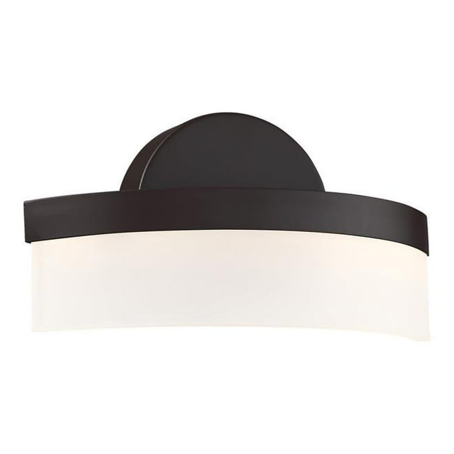Access Lighting 62246LEDD-BRZ-ACR 8 in. Bow LED ADA Wall Sconce Light, Bronze