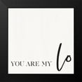 thumbnail image 2 of Jaxn Blvd. 20x20 Black Modern Framed Museum Art Print Titled - You Are My Love I, 2 of 5