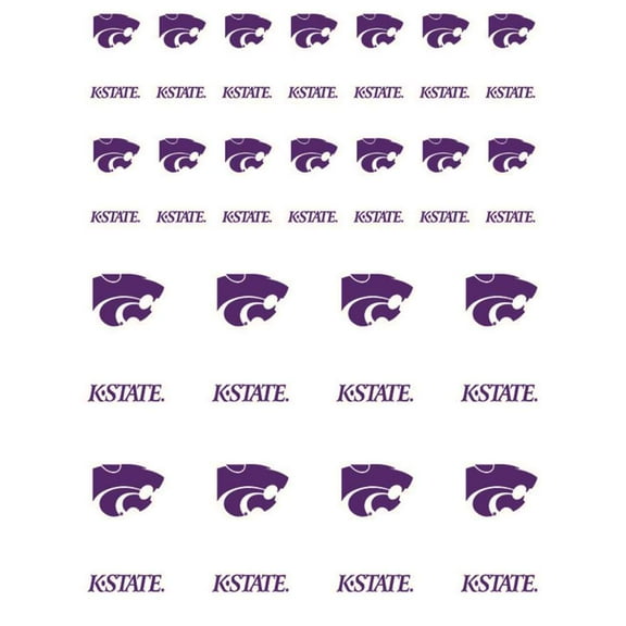 Kansas State Wildcats Small Sticker Sheet - 2 Sheets