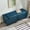 Blue, variant on 48" Storage Ottoman with 4 Legs, Faux Leather End of Bed Bebch with Pull Cord, Upholstered Entryway Bench for Living Room, Bedroom, Hallway, Brown