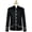 Black, variant on Fesfesfes Men Dressy Shirt Halloween Long Sleeve Shirt Stand Collar Punk Gothic Blazer Jacket