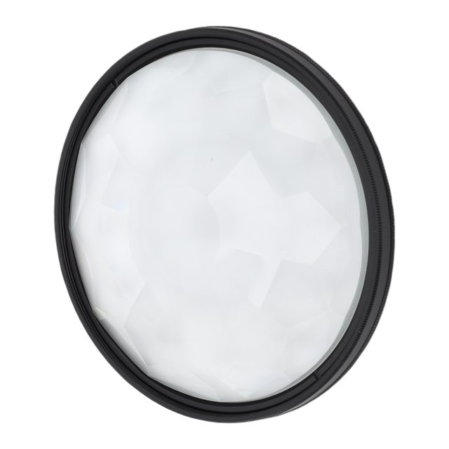 35 to 85mm Kaleidoscope Lens Filter, Photography Prism Crystal Glass Effect Filter for Photography Creation Repeating Subjects