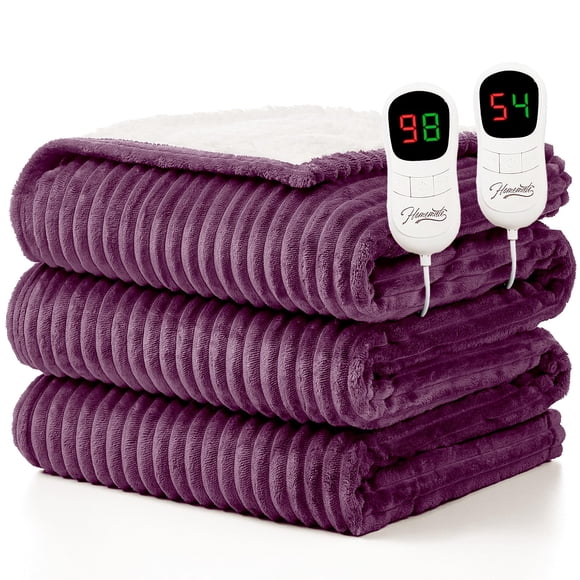 Electric Heated Blanket Homemate Queen Size w/ Dual Control