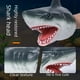thumbnail image 2 of Guantes de mano de dinosaurio, modelo de simulación de tiburón, tiranosaurio rex, triceratops, pegamento suave, brazo de tiburón, juguete, 2 of 3