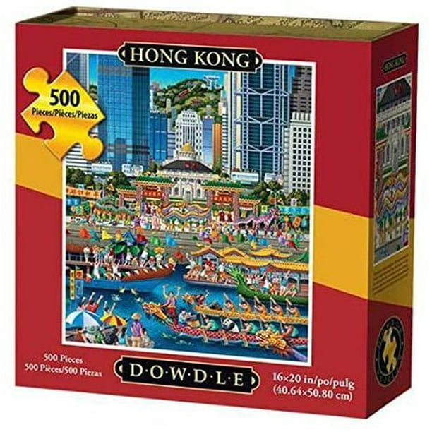 DOWDLE ART Populaire Hong Kong Puzzle de 500 Pièces