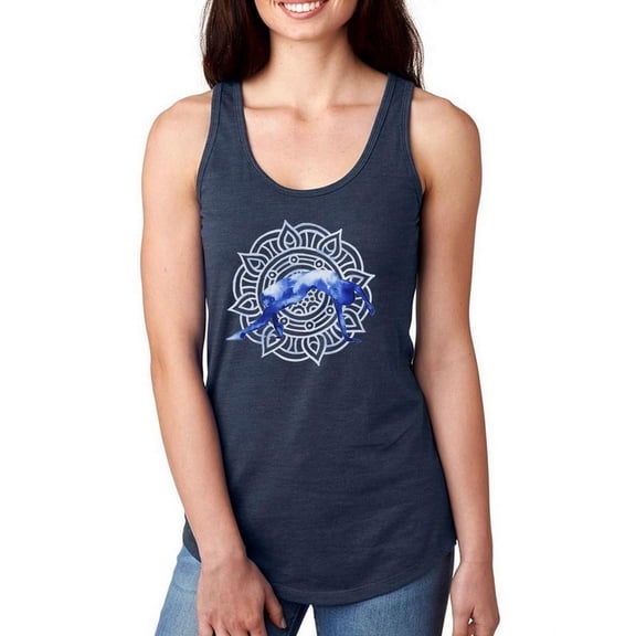 Yoga Flow V Racerback Tank Women -Grace Popp Designs, Female Small
