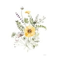 thumbnail image 2 of Lettered And Lined 19x24 Black Ornate Wood Framed with Double Matting Museum Art Print Titled - Wildflowers I, 2 of 4