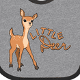 thumbnail image 4 of Inktastic Little Deer Boys or Girls Baby Bib, 4 of 4